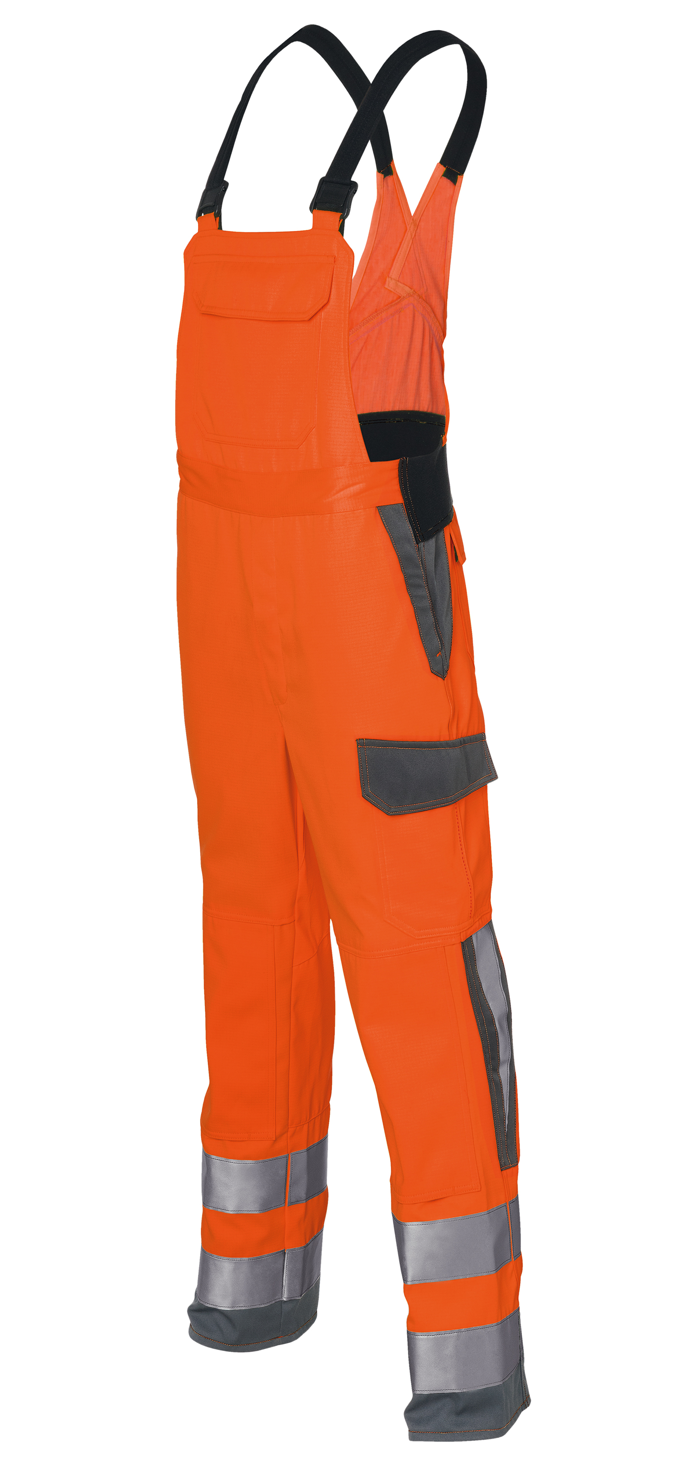 KÜBLER PROTECTIQ HIGH VIS Latzhose ARC2 PSA 3 | warnorange/anthrazit | 27 |  3394 8420-3797-12-27