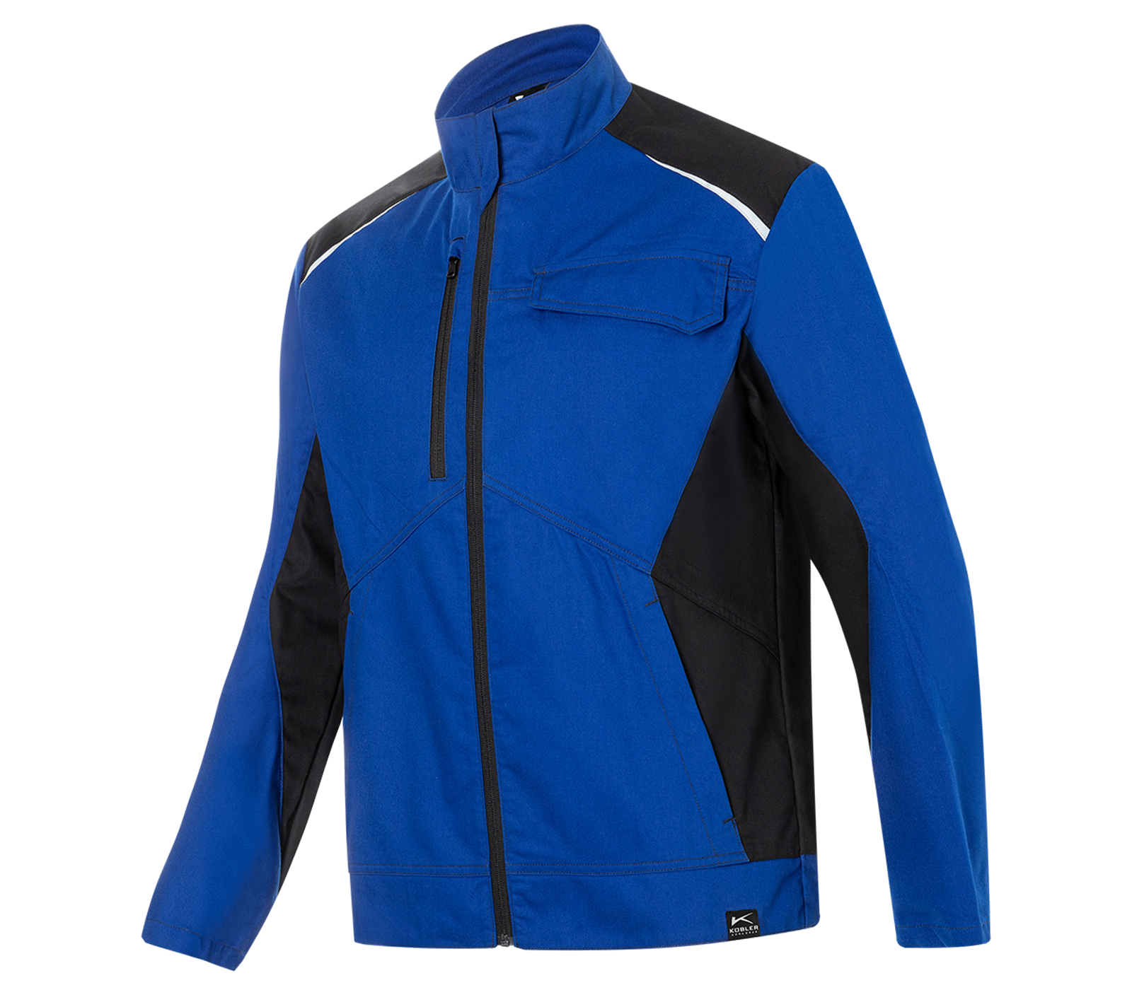 Veste De Travail Homme Type Blouse Bleu De Protection Résistante Confortable Manches Longues Boutons Pressions