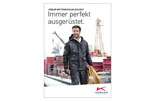 DER NEUE WETTERKATALOG VON KÜBLER: WETTERFESTE WORKWEAR IN TRENDIGEM DESIGN