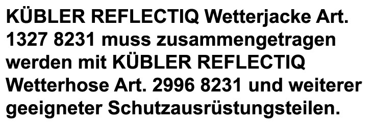 Kübler Reflectiq Arbeitsweste PSA 2 (Warngelb/Anthrazit, XXL)
