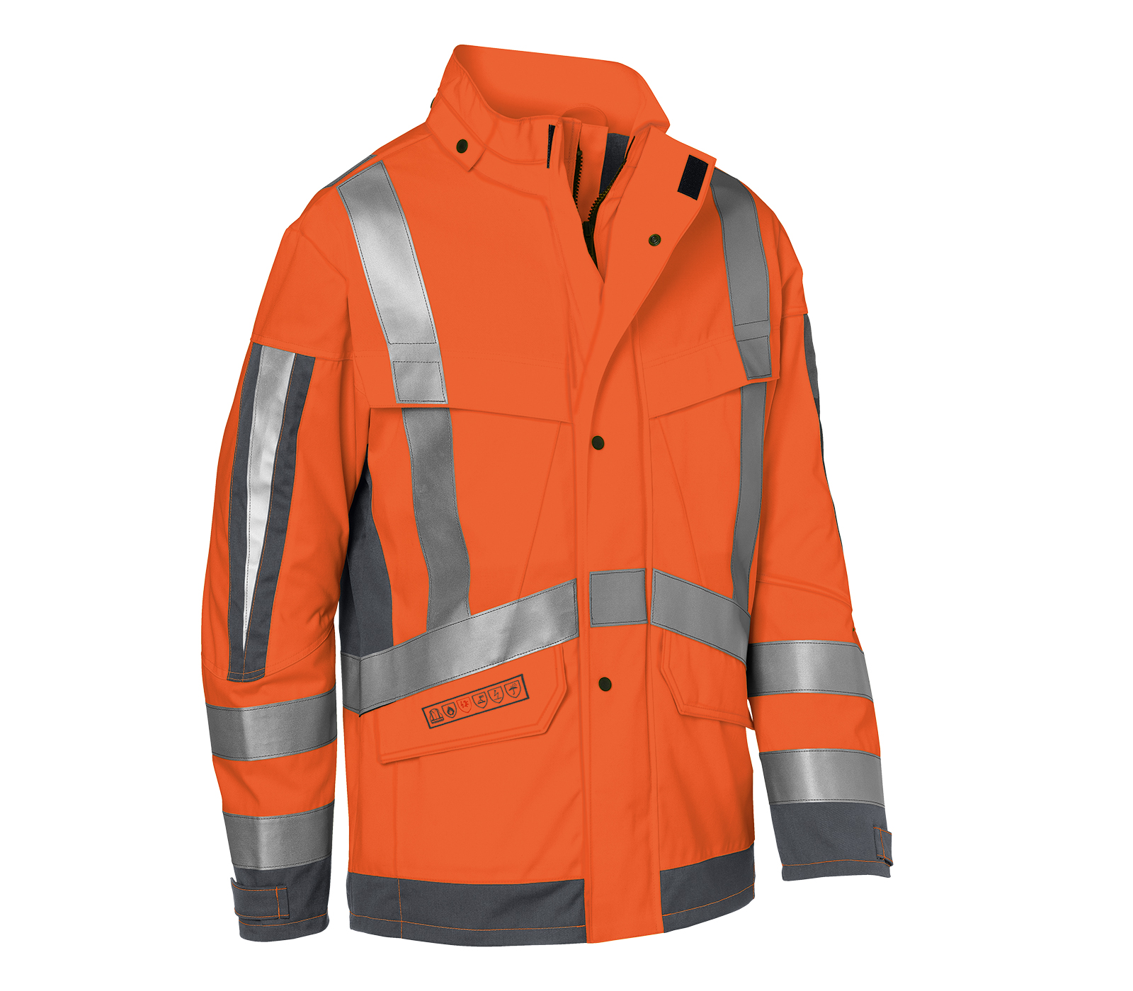 KÜBLER PROTECTIQ HIGH VIS Wetterjacke ARC2 PSA 3 KÜBLER PROTECTIQ HIGH VIS Wetterjacke ARC2 PSA 3