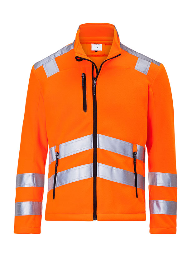 | PSA Fleecejacke | 1407 | KÜBLER 8339-54-30-XL 2 REFLECTIQ XL warnrot